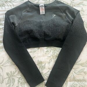 Gymshark Women's Black Crop Top